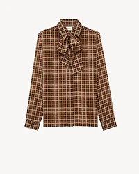 CASSANDRE shirt vichy silk