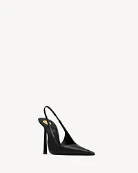 VENDOME slingback pumps glazed leather