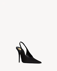 L'ENTRACTE slingback pumps satin crepe