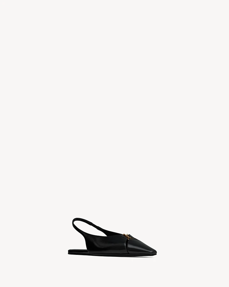 BABYLONE slingback flats smooth leather