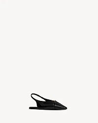 BABYLONE slingback flats smooth leather