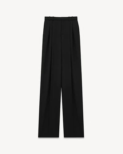 Wide-Leg Pants Grain de Poudre