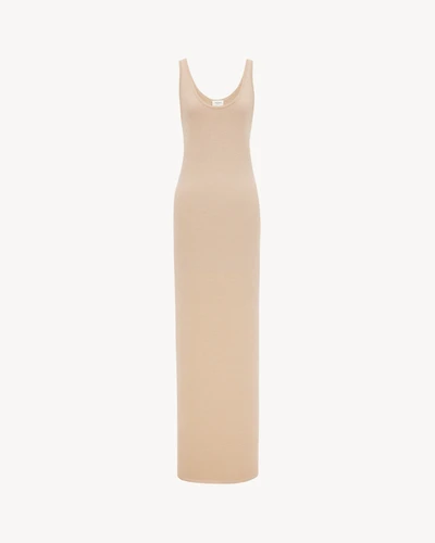 long dress lurex knit