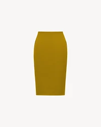 pencil skirt satin