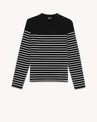SAINT JAMES STRIPED SWEATER WOOL