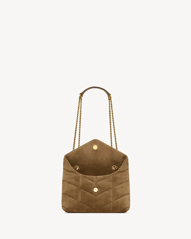 Toy PUFFER in suede