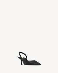 MISTY slingback pumps python