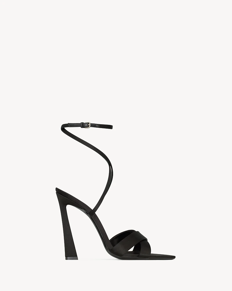 CORINNE sandals satin crepe