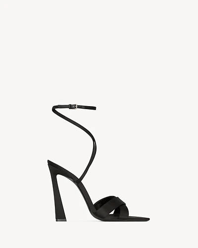 CORINNE sandals satin crepe