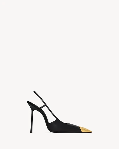 JEANNE slingback pumps smooth leather