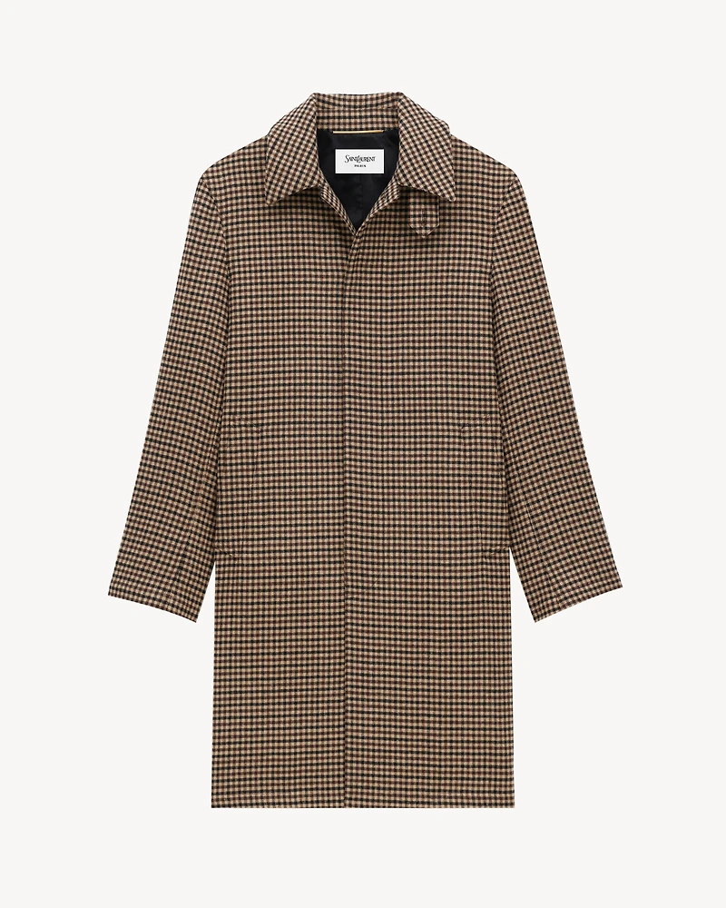 mac coat vichy check