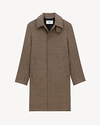 mac coat vichy check