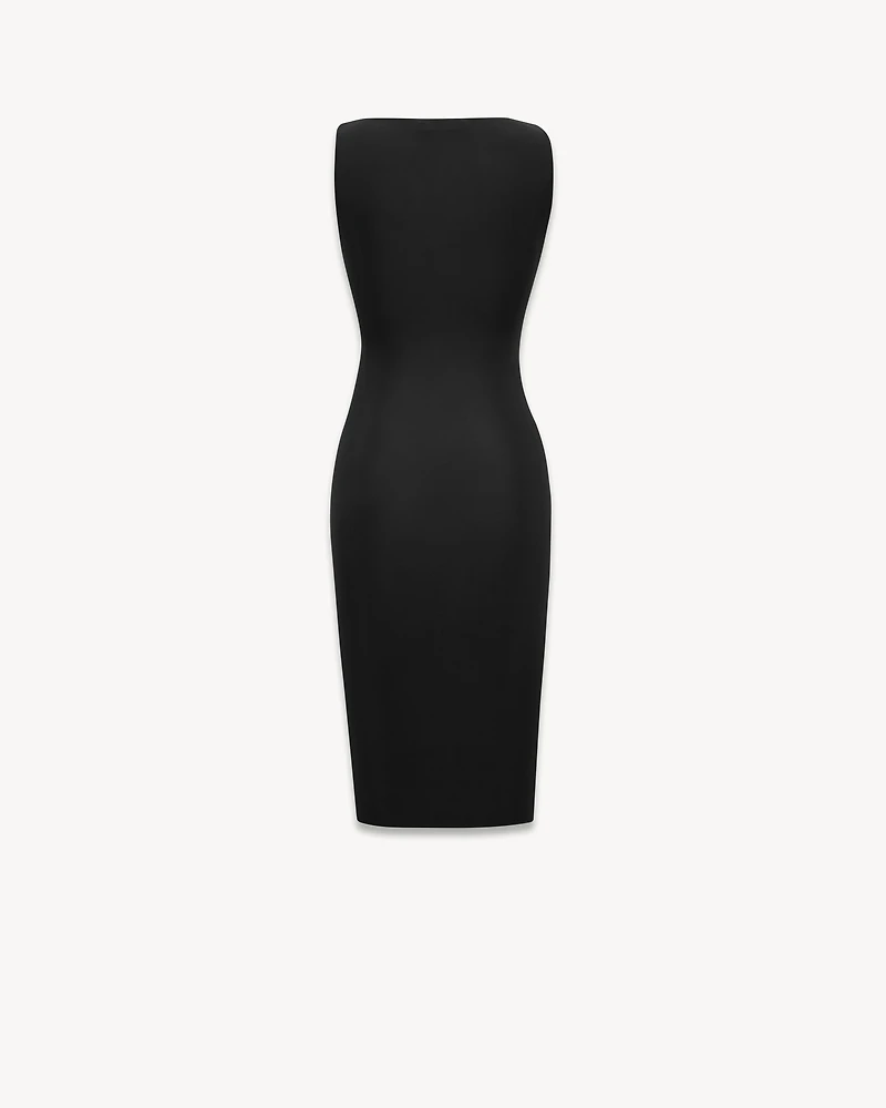 cowlneck dress knit