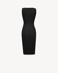 cowlneck dress knit