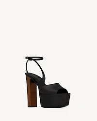 Jodie platform sandals shiny leather