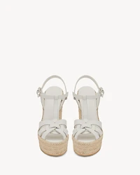 TRIBUTE espadrilles wedge smooth leather