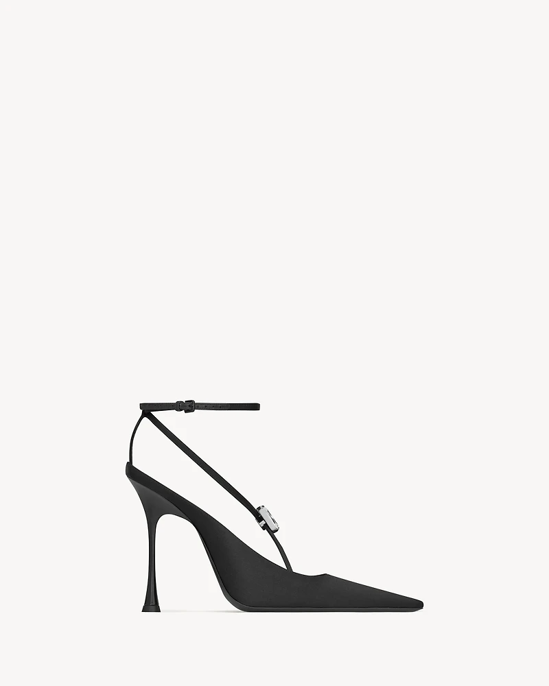 HARLOW pumps satin crepe and crystals