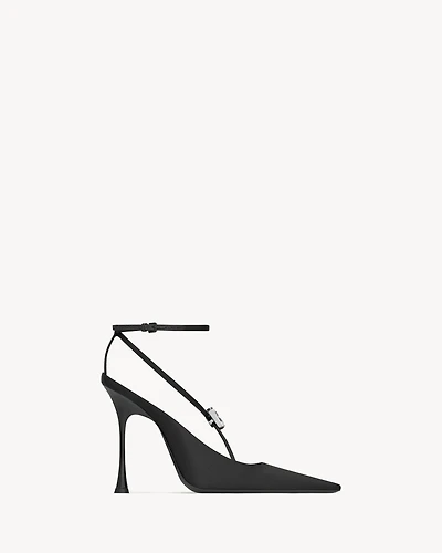 HARLOW pumps satin crepe and crystals