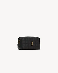 CASSANDRE MATELASSÉ CARRÉ small cosmetic pouch in lambskin