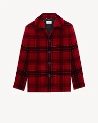 tartan jacket velvet