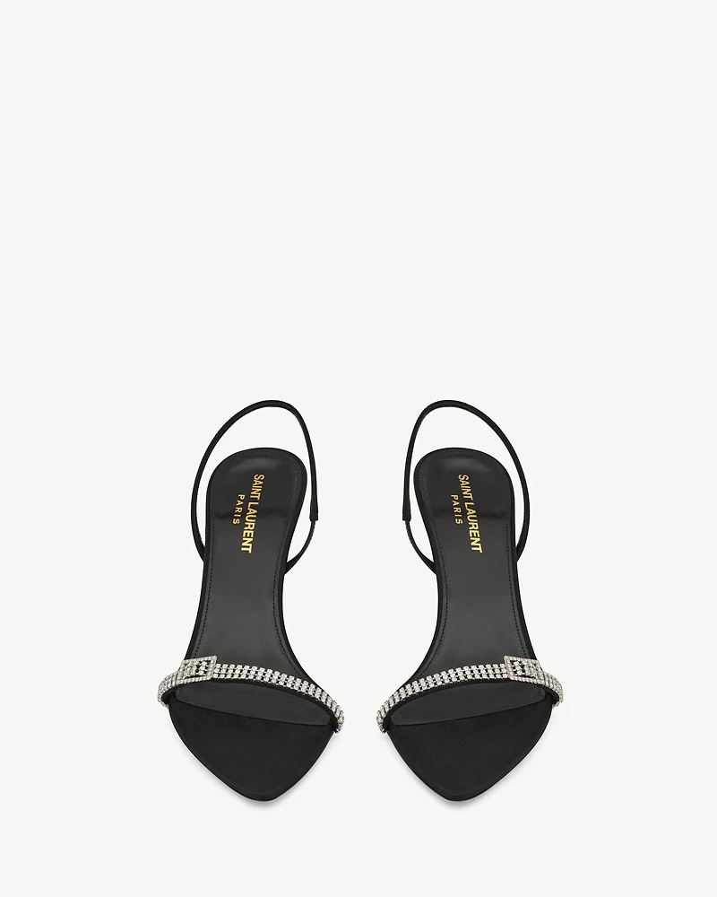RENDEZ-VOUS sandals satin crepe