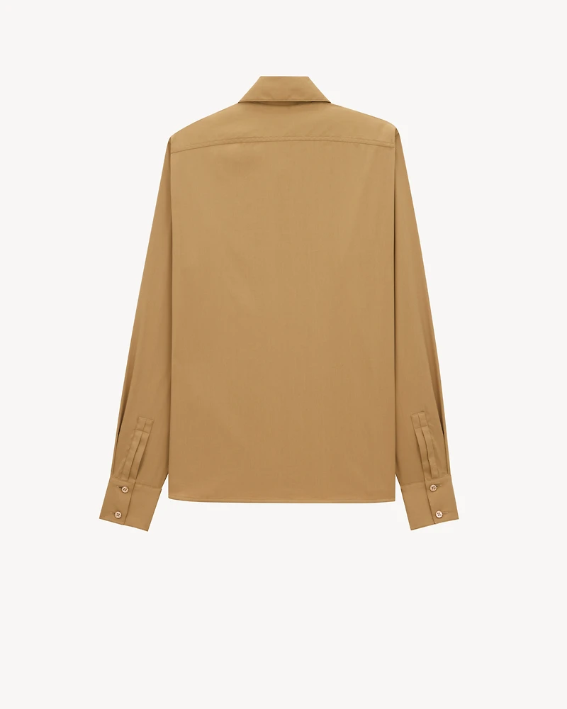 gathered blouse cotton sateen