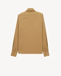 gathered blouse cotton sateen