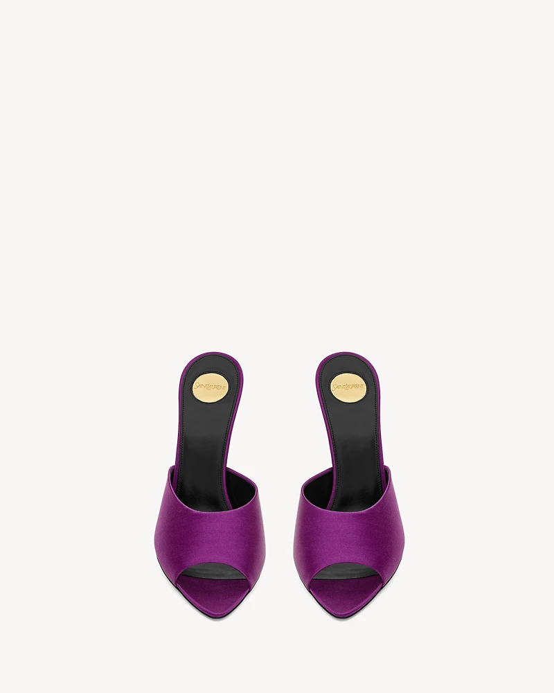 GOLDIE mules satin crepe