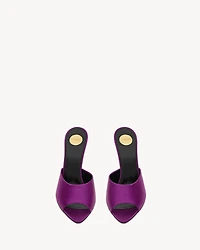 GOLDIE mules satin crepe