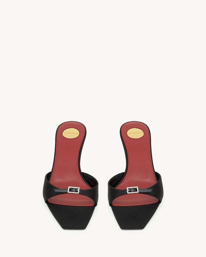 DAISY mules satin crepe