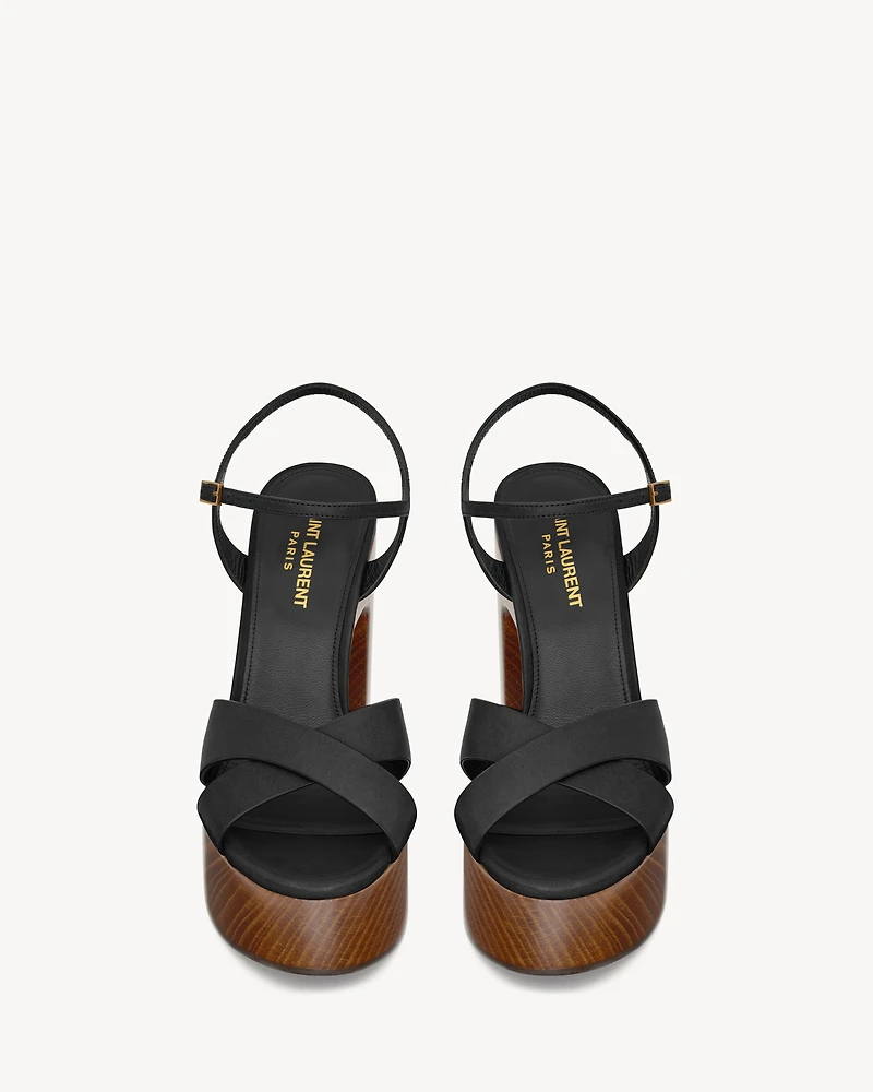 Bianca platform sandals smooth leather