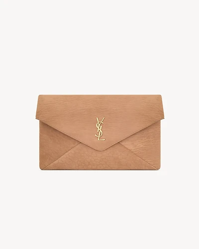 CASSANDRE large envelope pouch in nubuck