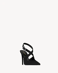 SPONTINI slingback pumps satin crepe