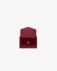 UPTOWN flap card case in patent leather