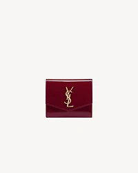 UPTOWN Compact wallet in patent leather