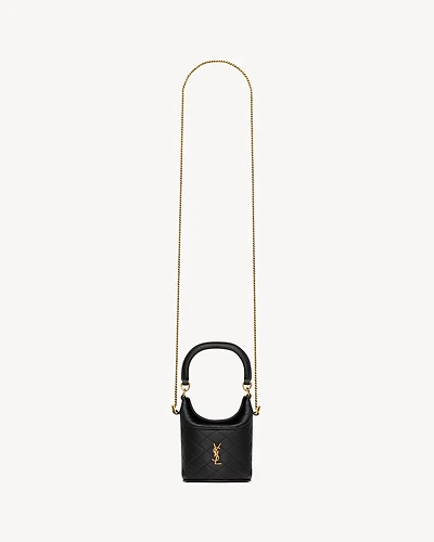 GABY mini bucket in lambskin