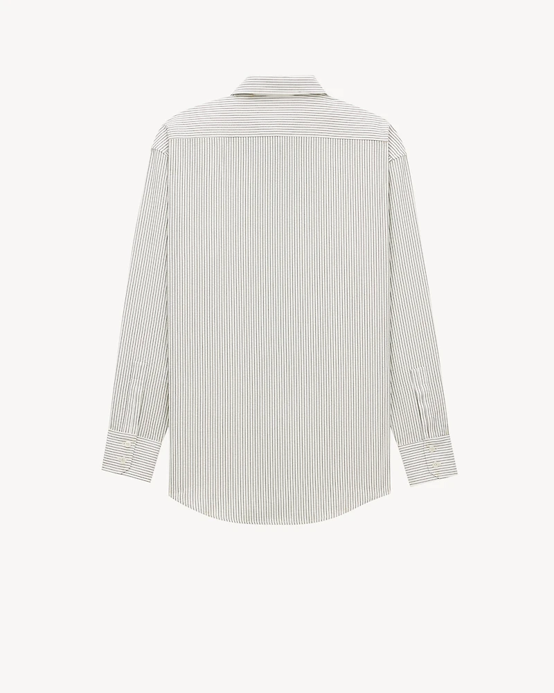 shirt striped cotton