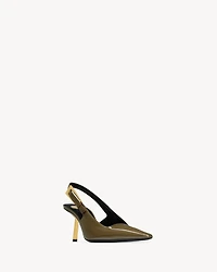 LEE slingback pumps patent leather