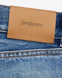 90's slim jeans 50's blue denim