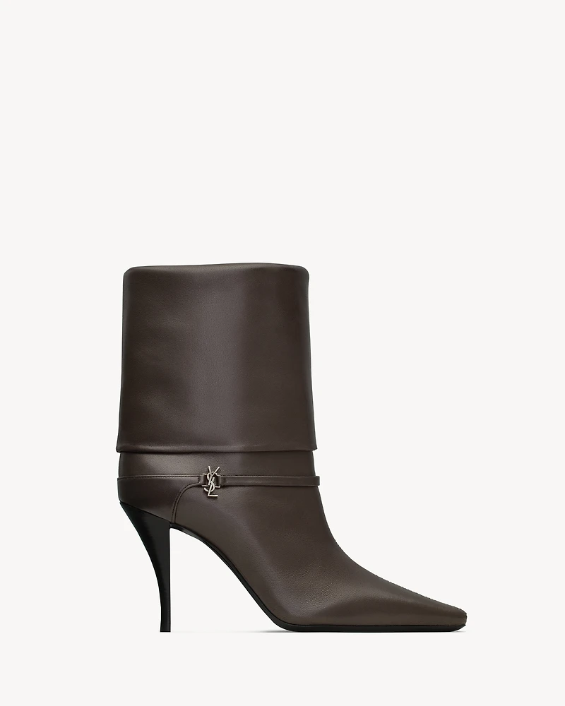 NIKI booties smooth leather