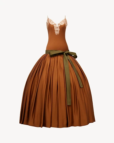 slip bell dress silk charmeuse