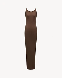 long tank dress rib knit