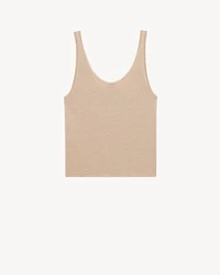 tank top lurex knit