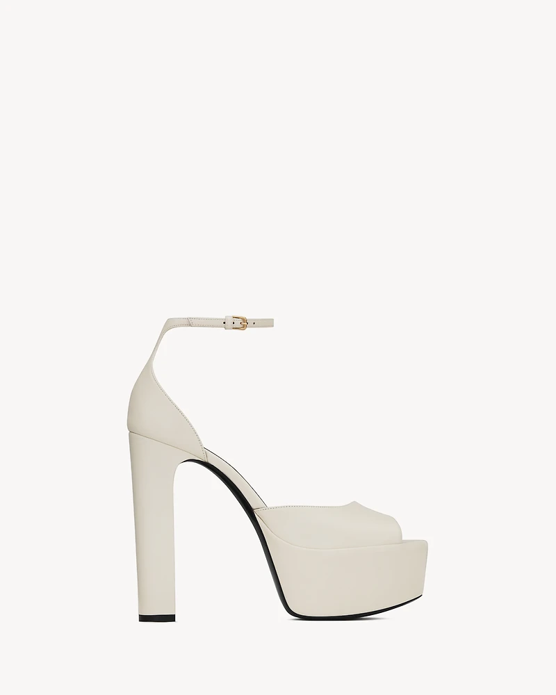 JODIE platform sandals smooth leather