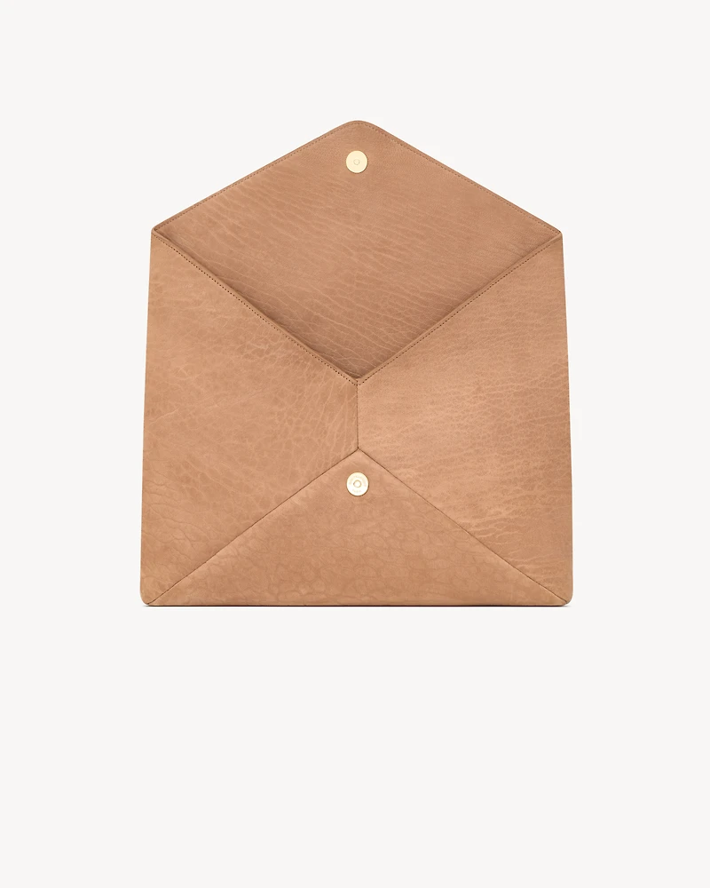 CASSANDRE large envelope pouch in nubuck