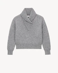 shawl sweater chunky knit