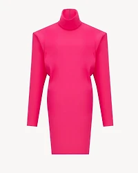 boxy dress stretch silk