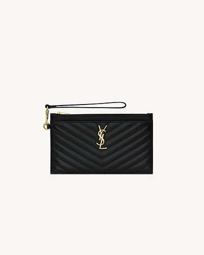 CASSANDRE MATELASSÉ Large pouch in lambskin