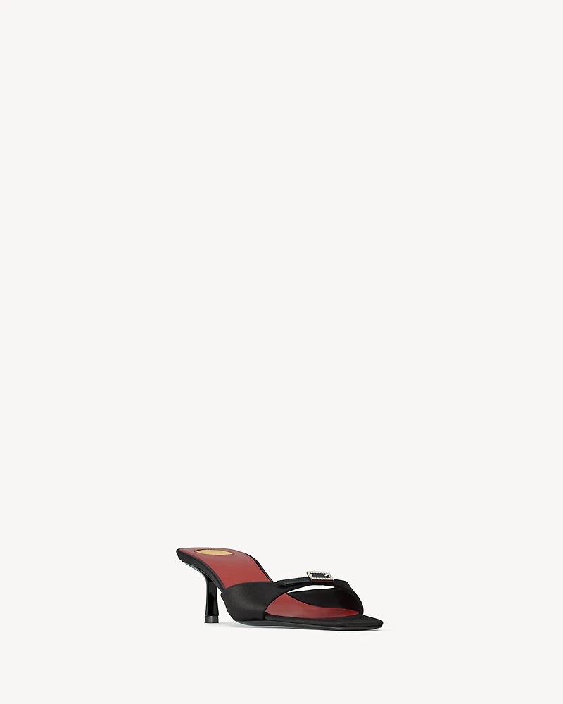 DAISY mules satin crepe