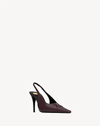 BABYLONE BRETEUIL slingback pumps smooth leather